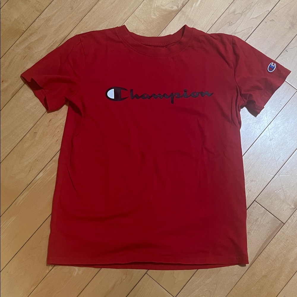 Boys Champion Classic Red Tee